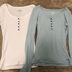 Hollister Henley Long-sleeve Set